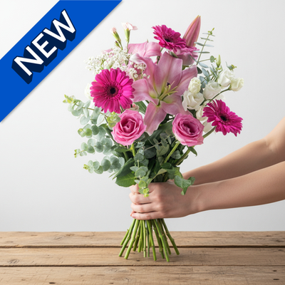 Pink Blush Fresh Flower Bouquet
