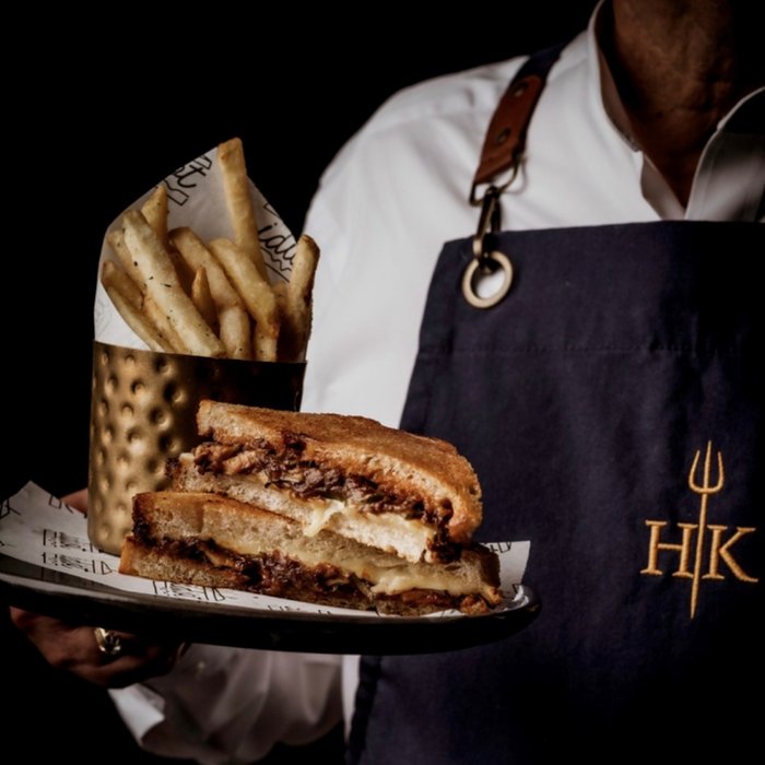 Two Course Set Lunch with Drinks for Two at Hell's Kitchen by Gordon Ramsay