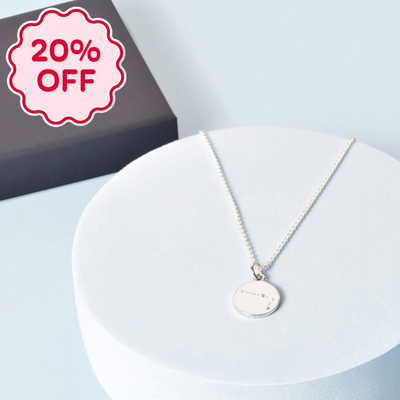 'Aries' Zodiac Silver Necklace