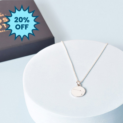 'Aries' Zodiac Silver Necklace