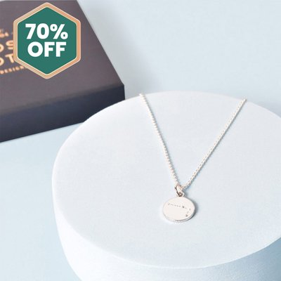 'Aries' Zodiac Silver Necklace