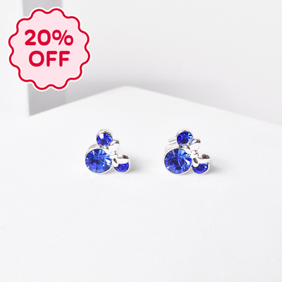 Disney Minnie Mouse Sapphire Earrings