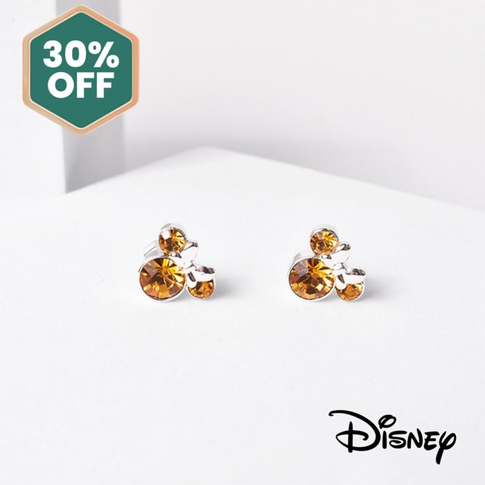 Disney Minnie Mouse November Birthday Earrings