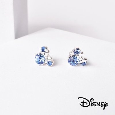 Disney Minnie Mouse Blue Topaz Earrings