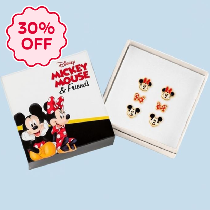Disney Mickey & Minnie Trio Earring Set