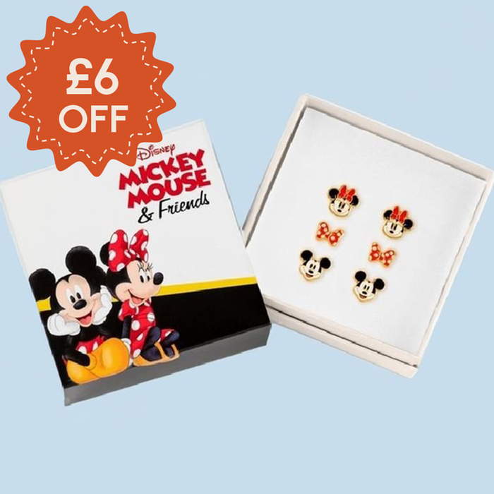 Disney Mickey & Minnie Trio Earring Set