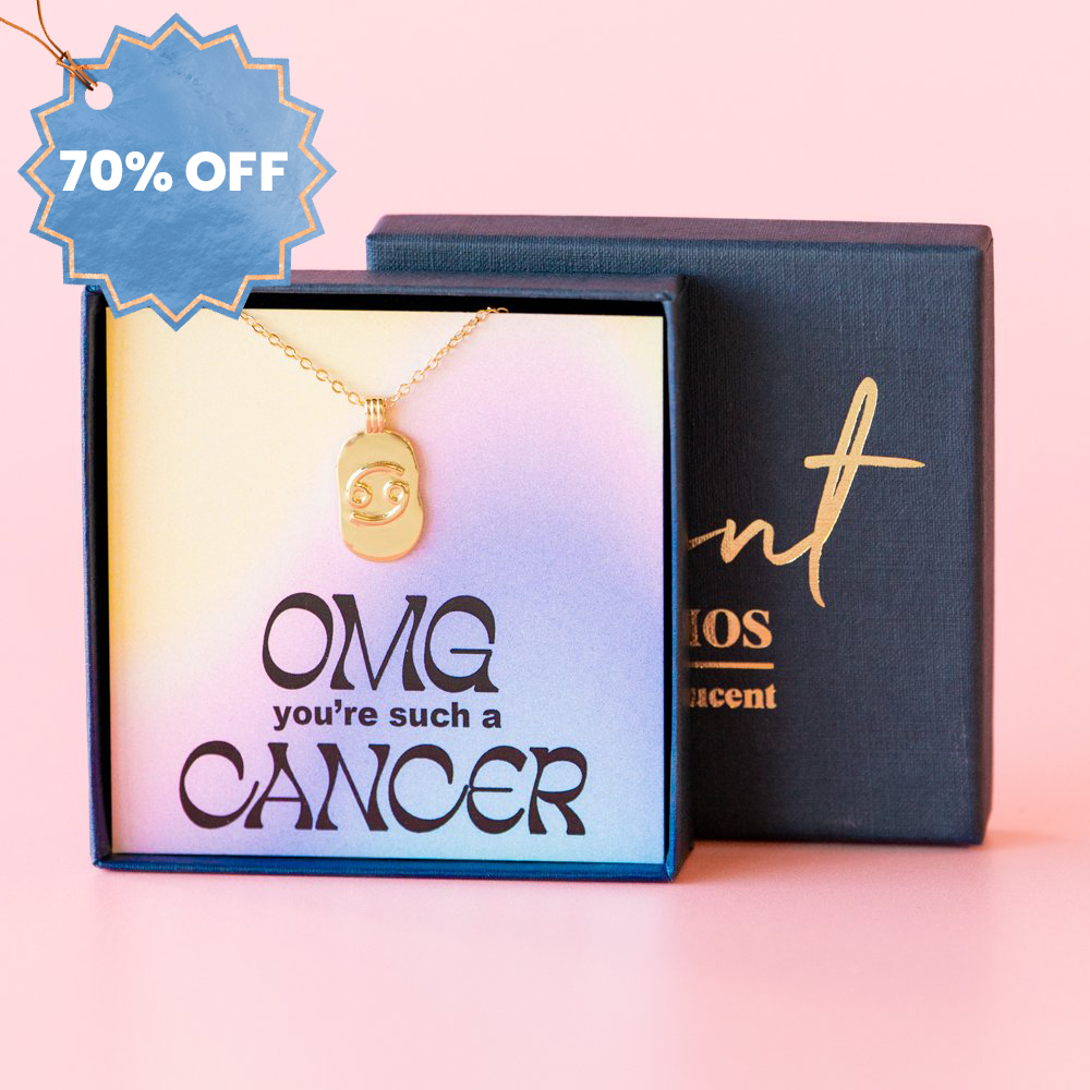 Moonpig Omg Cancer Necklace