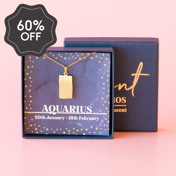 Aquarius Zodiac Necklace