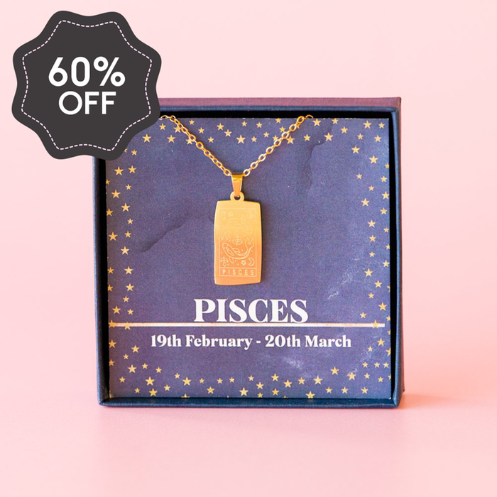 Pisces Zodiac Necklace