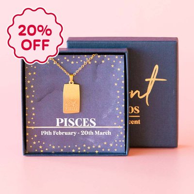 Pisces Zodiac Necklace