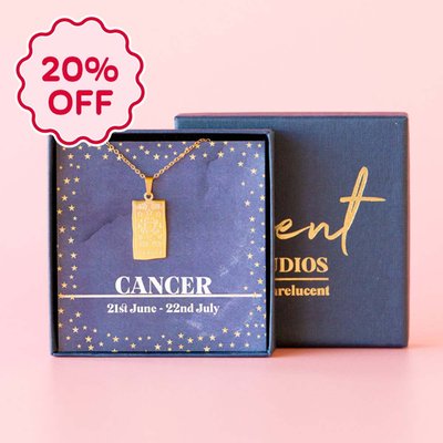 Cancer Zodiac Necklace
