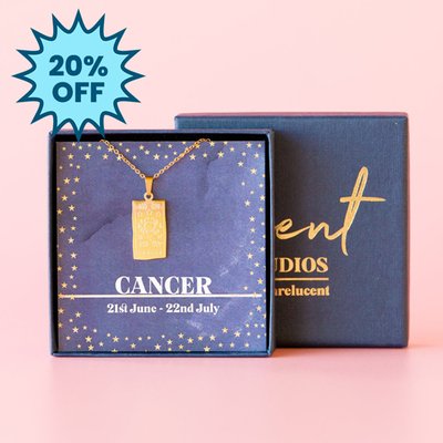 Cancer Zodiac Necklace