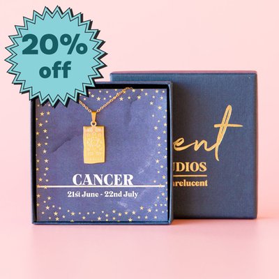 Cancer Zodiac Necklace