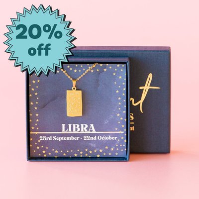 Libra Zodiac Necklace