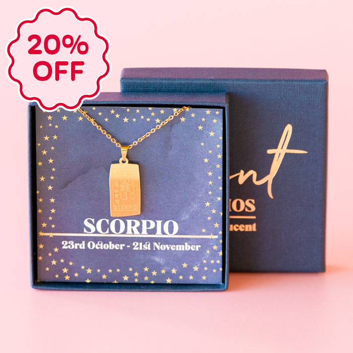 Scorpio Zodiac Necklace
