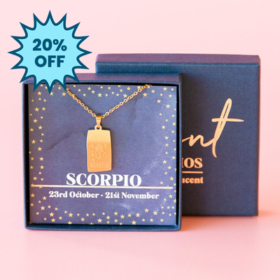 Scorpio Zodiac Necklace