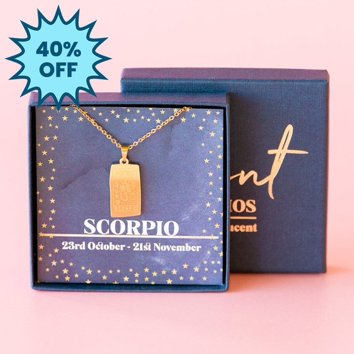 Scorpio Zodiac Necklace