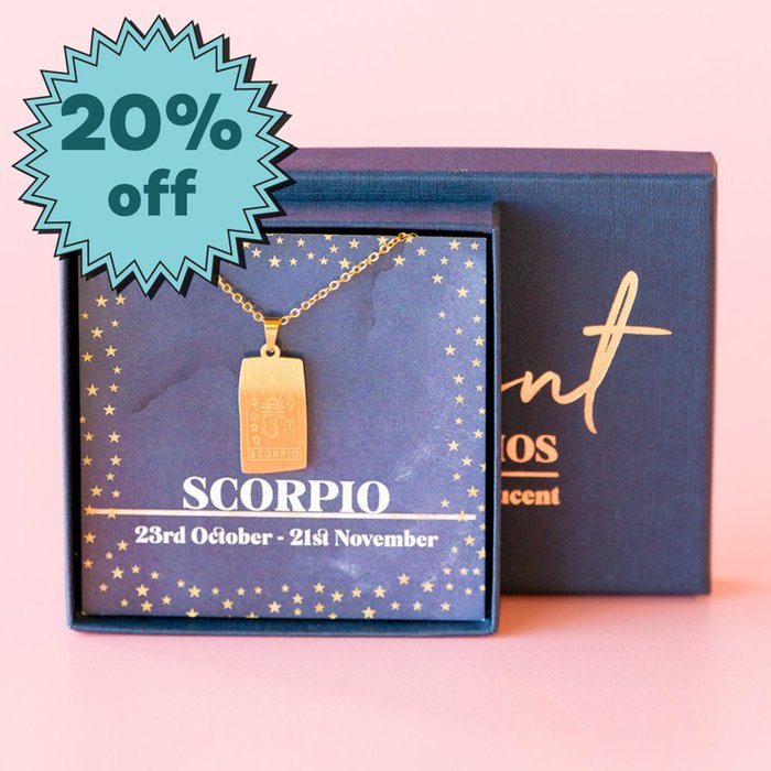 Scorpio Zodiac Necklace