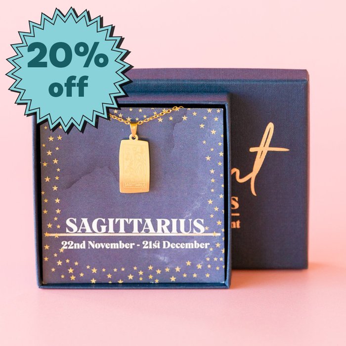 Sagittarius Zodiac Necklace