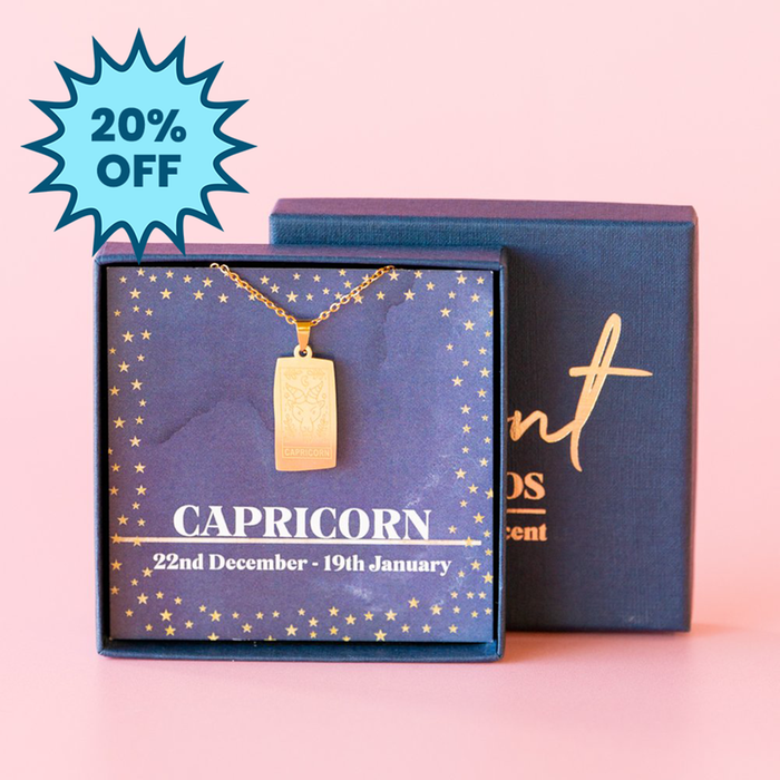 Capricorn Zodiac Necklace