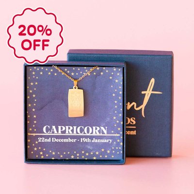 Capricorn Zodiac Necklace