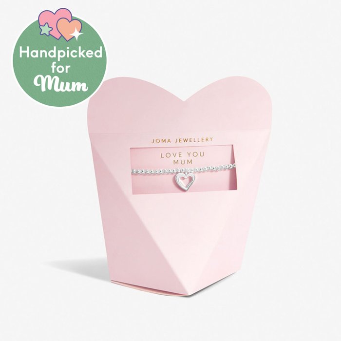 Joma Jewellery Love You Mum Bracelet with Heart Card