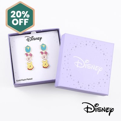 Disney Winnie The Pooh Trio Earring Set
