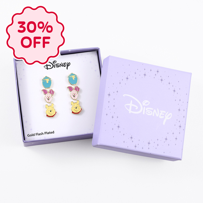 Disney Winnie The Pooh Trio Earring Set