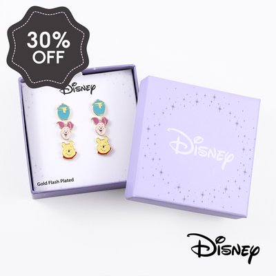 Disney Winnie The Pooh Trio Earring Set