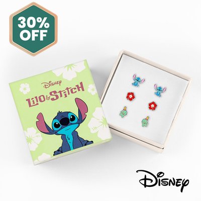 Disney Lilo & Stitch Trio Earring Set
