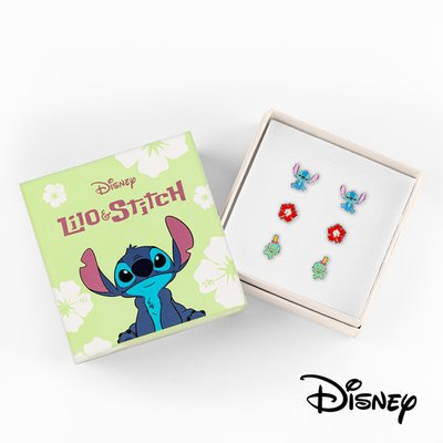 Disney Lilo & Stitch Trio Earring Set