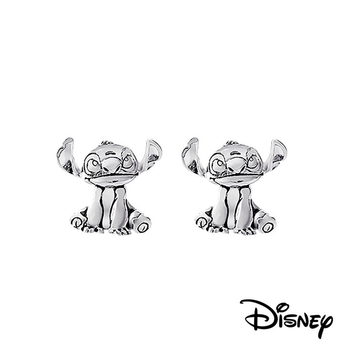 Disney Lilo & Stitch Silver plated Stitch Stud Earrings