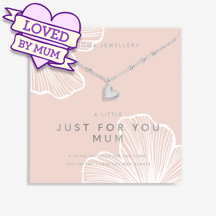 Joma Jewellery Just For You Mum Silver Plated Necklace