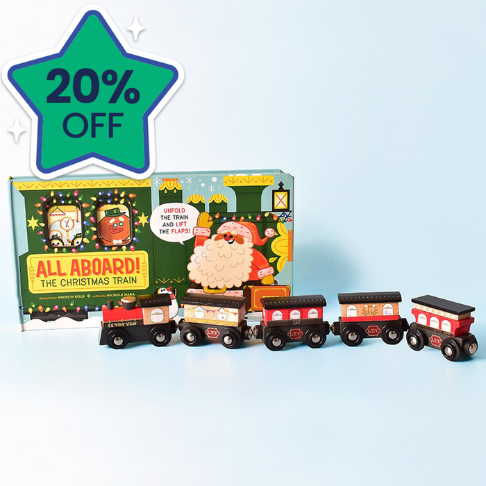 All Aboard Christmas Book & Interactive Train