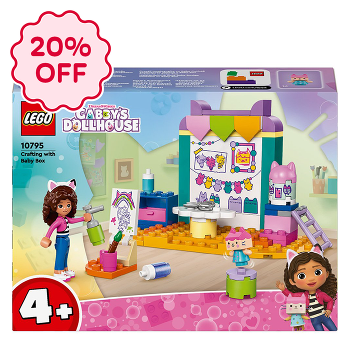 LEGO Gabby's Dollhouse Crafting with Baby Box (10795)