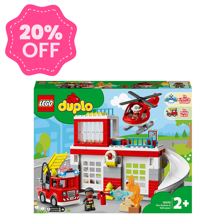 LEGO DUPLO Fire Station & Helicopter (10970)