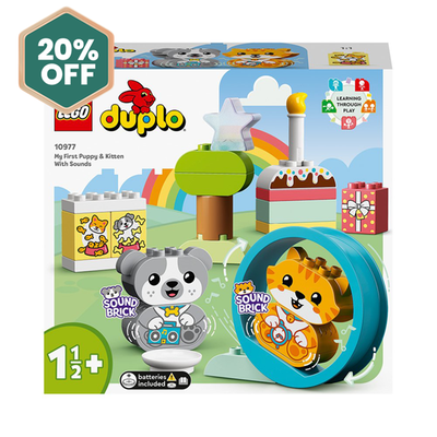 LEGO DUPLO My First Puppy & Kitten With Sounds (10977)