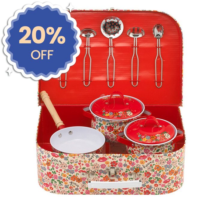 Cath Kidston Kids Tin Cooking Set