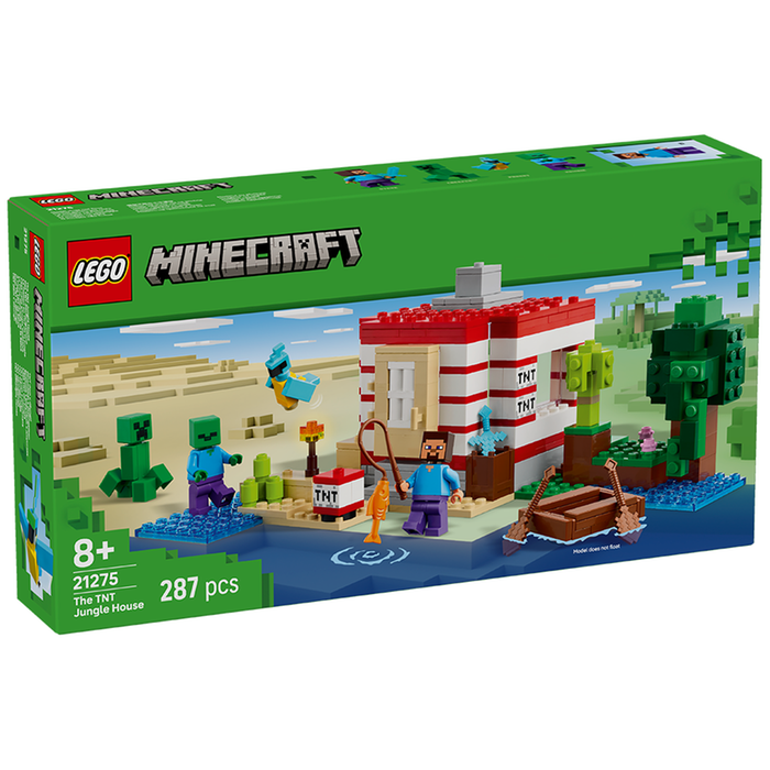 LEGO Minecraft The TNT Jungle House Toy 21275