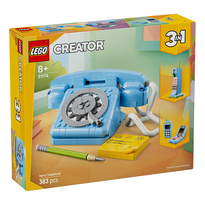 LEGO Creator 3in1 Retro Telephone Building Toy (31174)