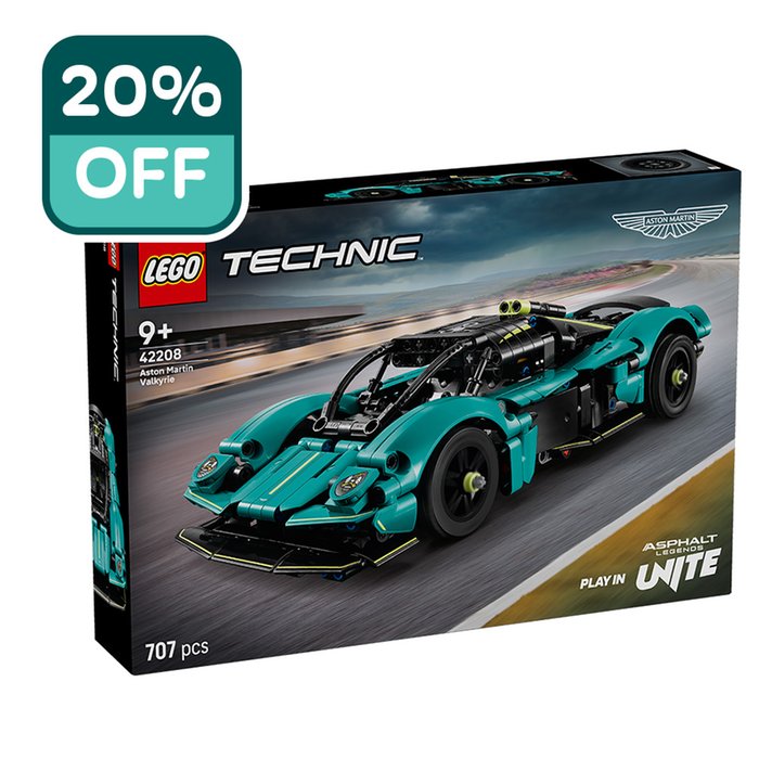 LEGO Technic Aston Martin Valkyrie Buildable Car Model Kit 42208