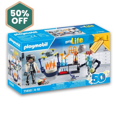 Playmobil Researchers with Robots (71450)