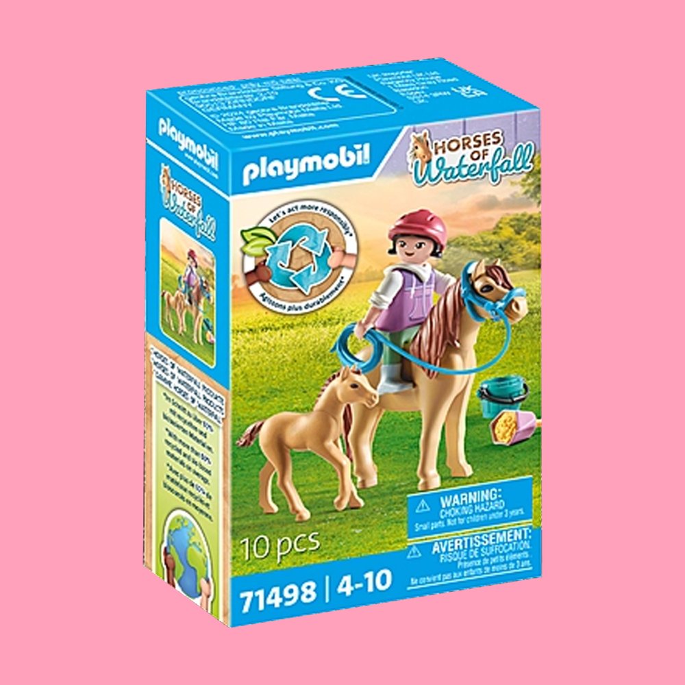 Playmobil Horses Of Waterfall: Child With Pony And Foal (71498) Toys & Games