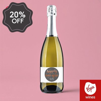 Personalised Happily Ever After Prosecco 75cl