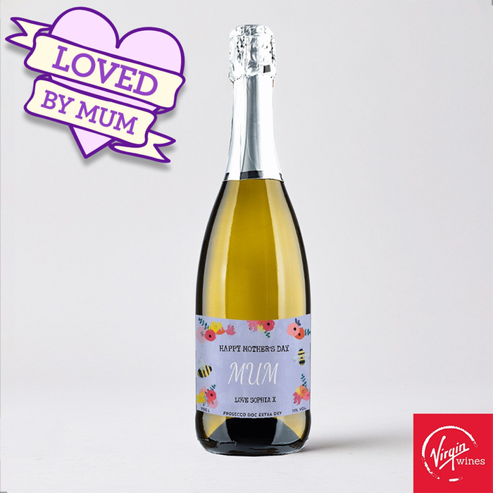 Personalised Mother's Day Prosecco 75cl