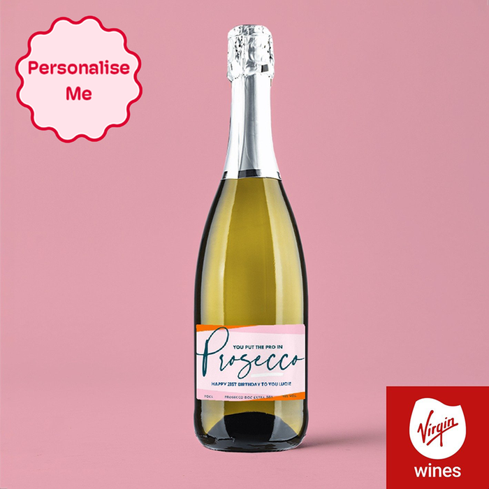 Personalised Birthday Prosecco 75cl