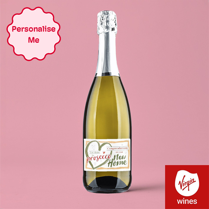 Personalised New Home Prosecco 75cl