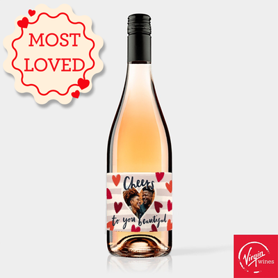 Virgin Wines Personalised Cheers To You Beautiful Rose Wine 75cl