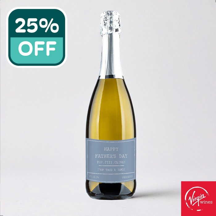 Virgin Wines Happy Father's Day Prosecco 75cl