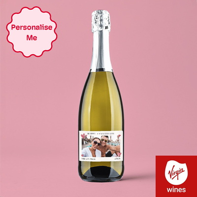 Personalised Happy Anniversary Prosecco 75cl